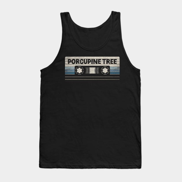 Porcupine Tree Mix Tape Tank Top by getinsideart